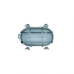 Bulkheadlamp 17,5cm, chroom