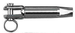 Gaffel terminal 7 mm (2 op blister)