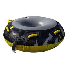 Opblaasbare funtube Donut, 1 pers, 137 cm dia, nylon en snelsluiting