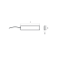 Zinc Hang on Zinc anode 0,9kg cable lenght 6mt